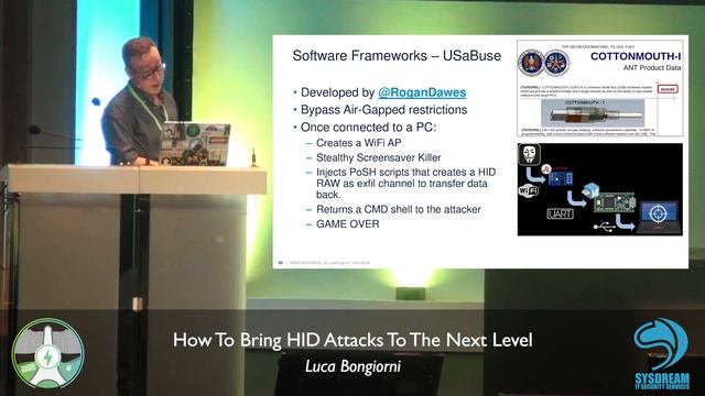 HIP18 - Talk 15 - How To Bring HID Attacks To The Next Level by Luca Bongiorni смотреть онлайн