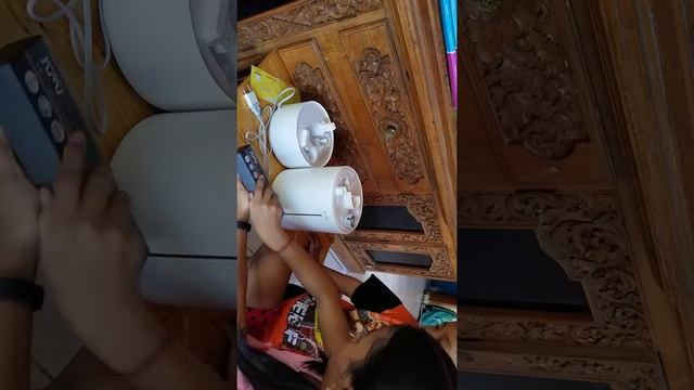 unboxing humidifier diffuser deerma DEM-F628S aroma terapi touch air 5 liter смотреть онлайн