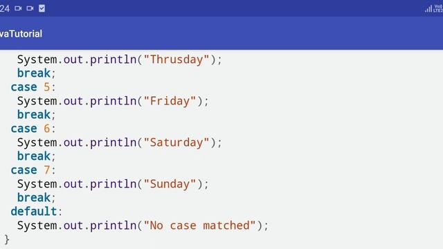 What is Switch Case, How to Write Switch Statement in java - Simple Switch Case Example In Java смотреть онлайн