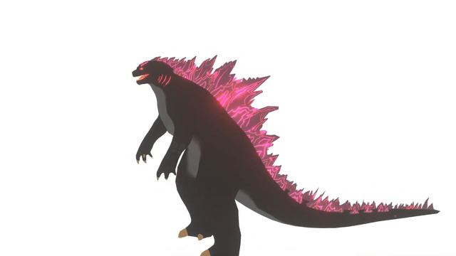 Evolved godzilla model from GODZILLA X KONG THE NEW EMPIRE смотреть онлайн