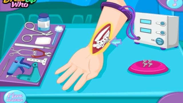 Princess Anna Arm Surgery - Doctor & Dress Up Games For Kids смотреть онлайн