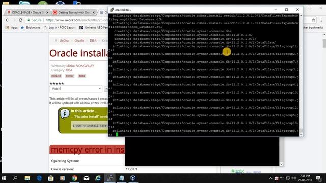 How to install Oracle Database 11g R2 on CentOS 7 Minimal (Core) with Xming X Server and Putty. смотреть онлайн