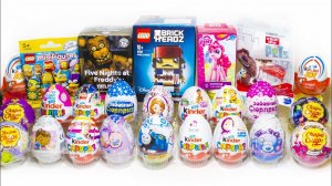 25 Киндер Сюрпризов МАША и МЕДВЕДЬ Фиксики ФНАФ Пираты Карибского Моря LEGO Гадкия я 3 Тачки Тролли