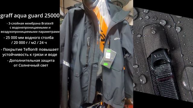 Обзор на водонепроницаемый костюм Graff Edition Graff Aqua Guard 25000