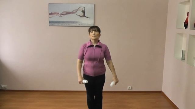 Комплекс упражнений № 3 с гантелями смотреть онлайн