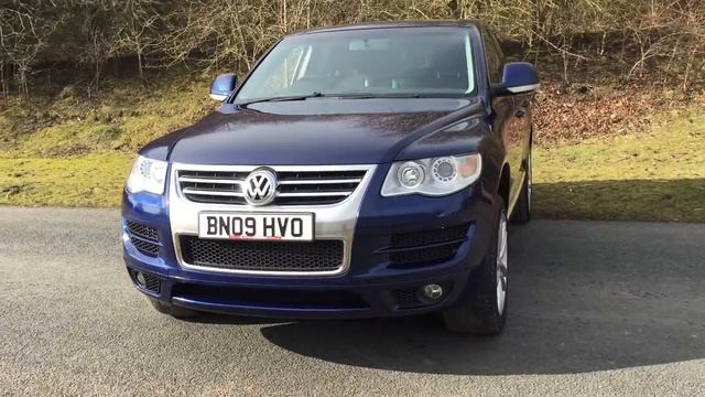 2009 09 VOLKSWAGEN TOUAREG 3.0 V6 ALTITUDE TDI 5d AUTO 240 BHP SAT NAV LEATHER FSH