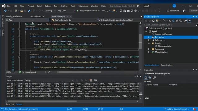 Visual Studio (First Xamarin Android App) смотреть онлайн