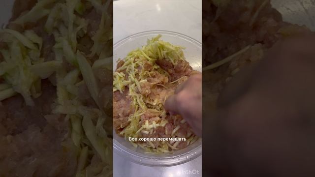 Котлеты куриные с кабачком