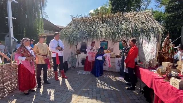 Фестиваль фольклора "Навеки с Россией" Казачий обряд "Сватовство" смотреть онлайн