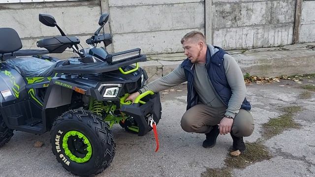 Квадроцикл Motoland Wild Track X 200cc с лебедкой смотреть онлайн
