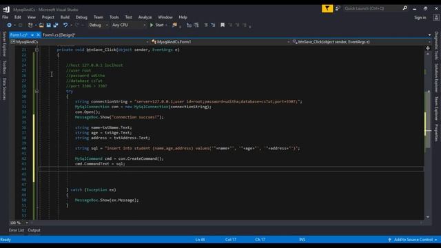 mysql and c# sinhala tutorial(insert update select delete) смотреть онлайн