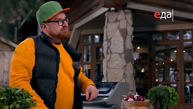 Бургер с люля-кебабом из курицы и соусом сацебели ? «На гриле» смотреть онлайн