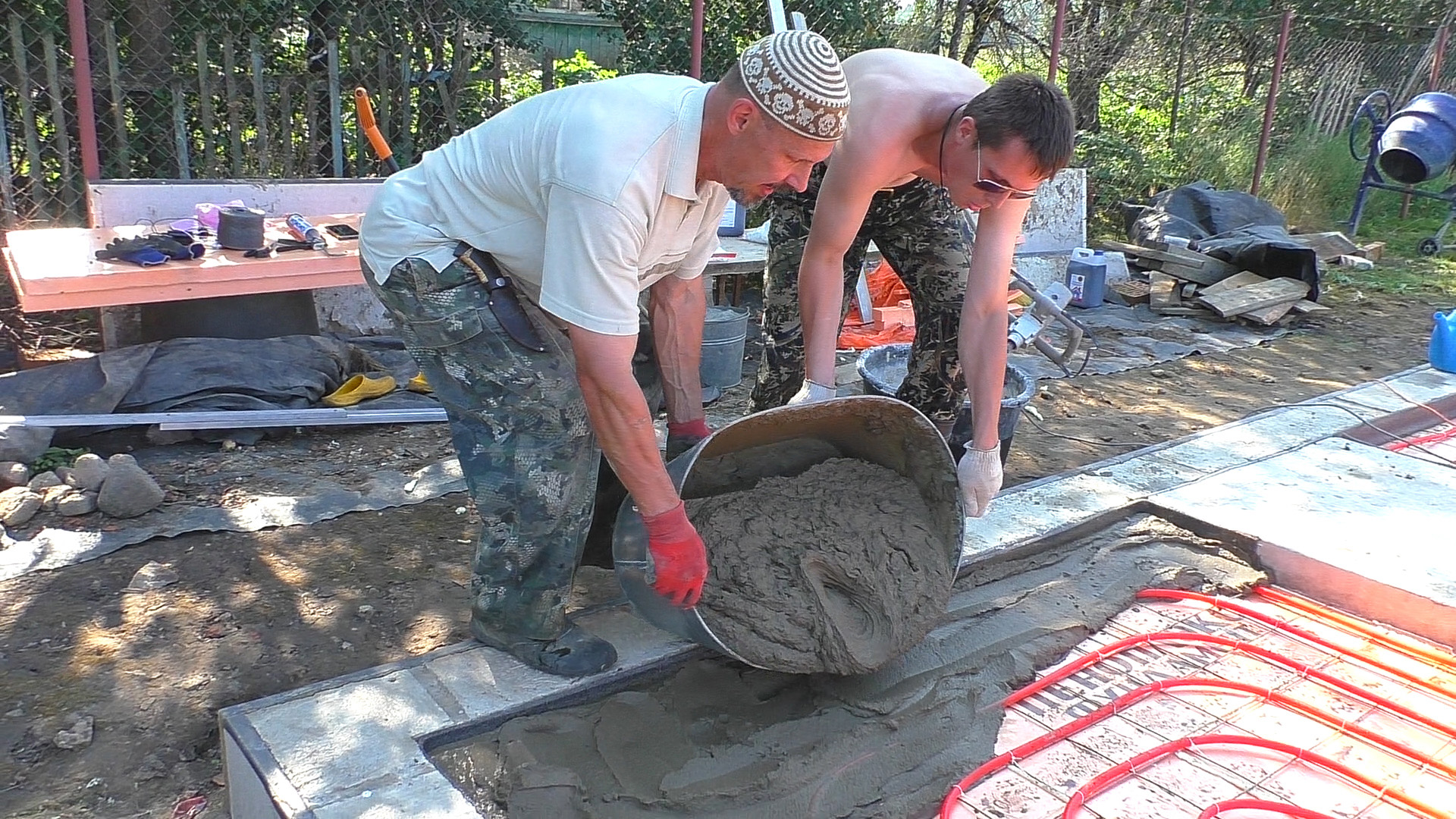 Теплый пол в мастерской своими руками.mp4 смотреть онлайн