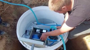 Установка станции биологической очистки RuSanit