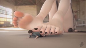 Anna's Giant Tease - Giantess growth animation