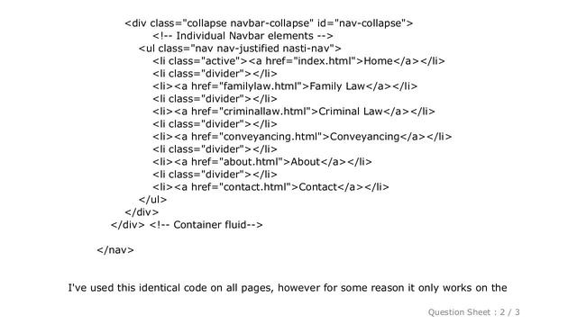 HTML : Bootstrap collapsed navbar not expanding смотреть онлайн