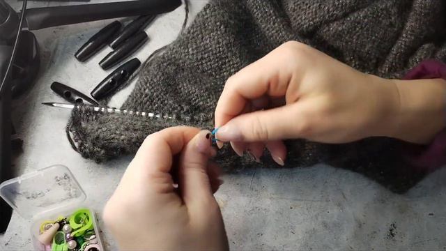 МК кардиган "Ночь". 2 часть. Рукава, планка. смотреть онлайн