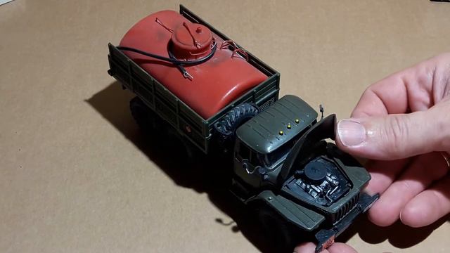 Урал 4320 в маштабе 1:43. елекон. смотреть онлайн