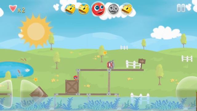 Bounce Tales Adventures : Red Ball Walkthrough Part 2 (Android iOS Gameplay) New Red Ball Game смотреть онлайн