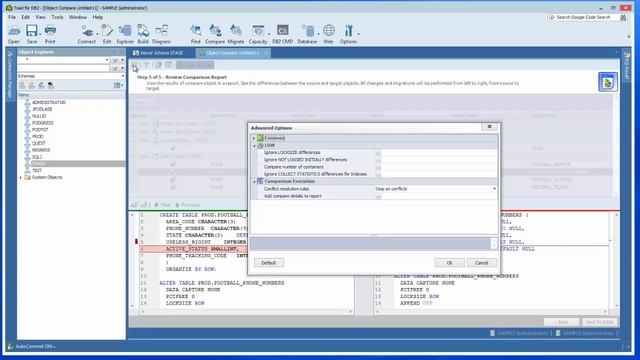 Enhancements in the object compare tool in Toad for DB2 смотреть онлайн