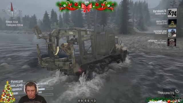 Spintires: MudRunner [ КАРТА: Отроги Сихотэ-Алиня ] Стрим смотреть онлайн