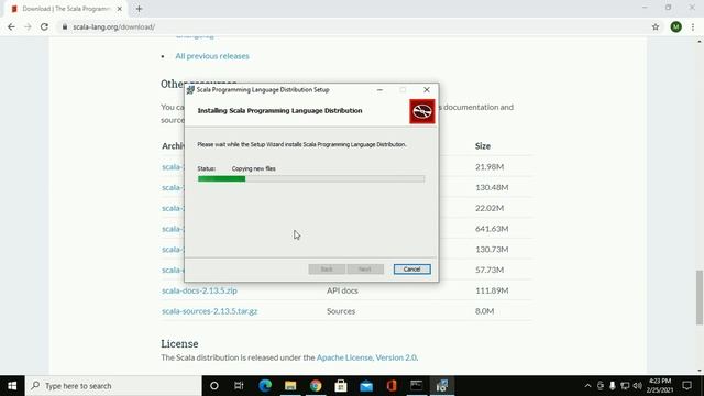 Installing scala-lang (MSI Installer) on Windows 10 | Compile and run first scala program Windows 1 смотреть онлайн