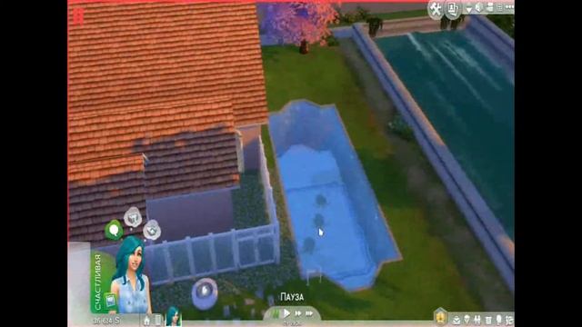 The Sims 4-СИНИЕ ВОЛОСЫ?СИНЯЯ ДАМА? смотреть онлайн