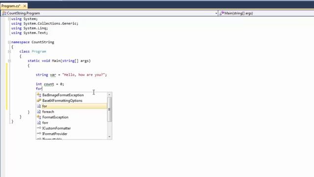 C# Tutorial -Part 7- Count the length of a string смотреть онлайн