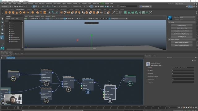 Bifrost Graph Editor. Mesh Particles. Maya tutorial. Free Maya Scene!! смотреть онлайн