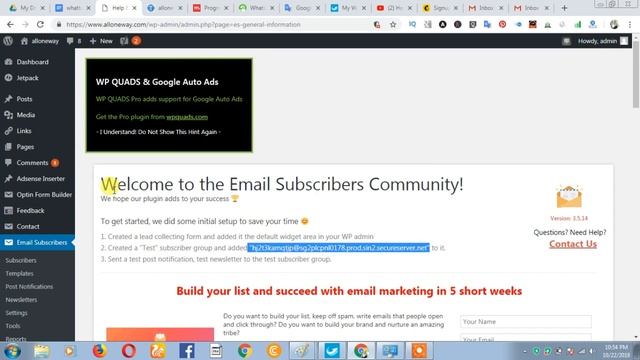 how to add email subsciber plugin in wordpress- email subsciber plugin add in wordpress website смотреть онлайн