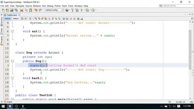 28 - Inheritance With Super Keyword - Java Training By eZeon смотреть онлайн