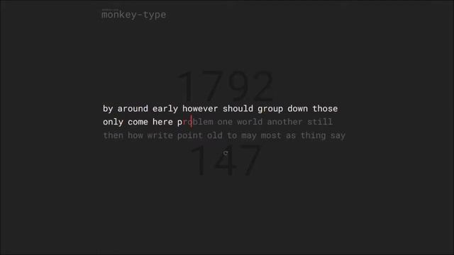 Monkey-Type - 1 Hour Typing Test Endurance Challenge смотреть онлайн