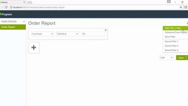 Kendo UI Builder Reporting Add-on смотреть онлайн