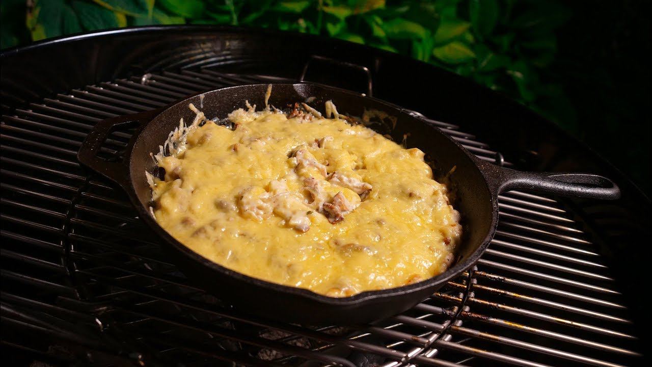 Много Сырного жюльена! Сметается за раз.