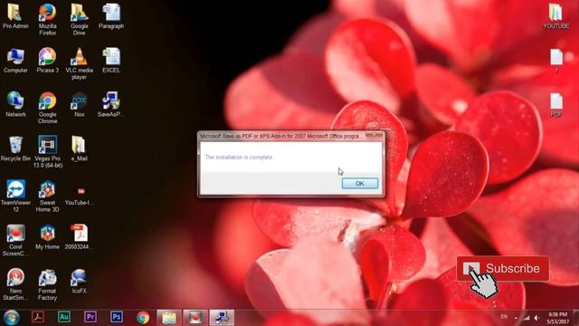 How to save Word Excel Document as PDF in Microsoft Office 2007 (HD) Without Any Softwear. смотреть онлайн