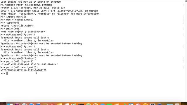 Hashing Text using MD5 and SHA - Cryptography with Python смотреть онлайн