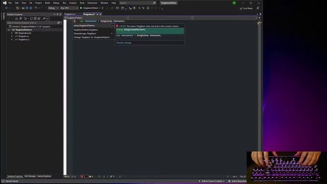 Singleton Pattern - Relax and Learn - No talking just coding смотреть онлайн