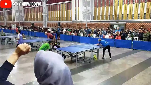 FINAL DIVISI ANDRE VS LUCKY KEJUARAAN TENIS MEJA DALAM RANGKA MILAD PUSDAI JABAR KE-25 смотреть онлайн