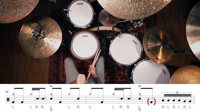 Left Hand Grooves | Drum Lesson смотреть онлайн