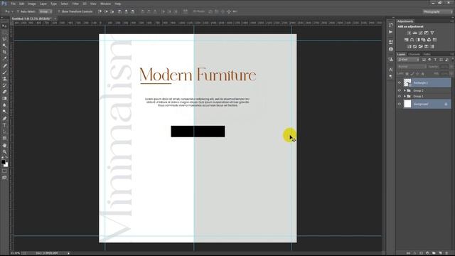 Modern Furniture Social Media Post Banner Design in Photoshop | Photoshop Tutorial смотреть онлайн