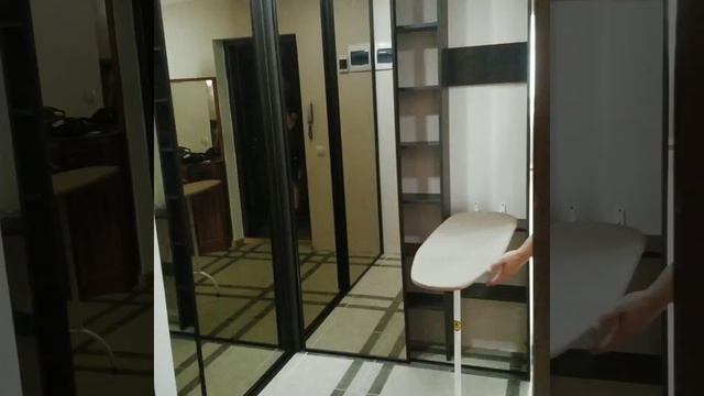 ГЛАДИЛЬНАЯ доска встроенная из металла. смотреть онлайн