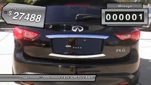 2009 Infiniti FX35 4DR SUV AWD Sarasota FL 34239 смотреть онлайн