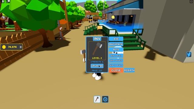ЧИТЕР СЛОМАЛ ИГРУ И КУПИЛ ТОПОВЫЙ ТОПОР ЗА 10 МИНУТ! ROBLOX Tree Harvest Simulator смотреть онлайн