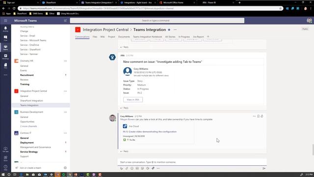 Microsoft Teams and Jira Integration смотреть онлайн