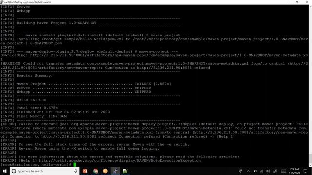 Implementation of Jfrog - Artifactory using Docker Container. смотреть онлайн