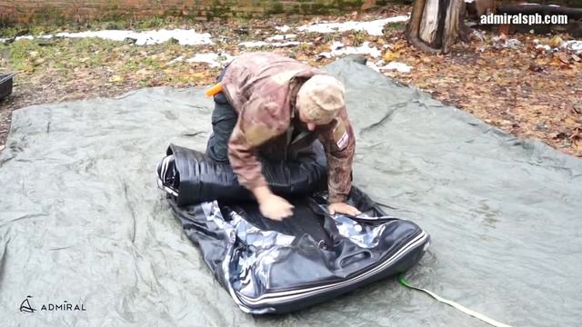Как сворачивать ПВХ лодку с нднд Адмирал 320 нднд