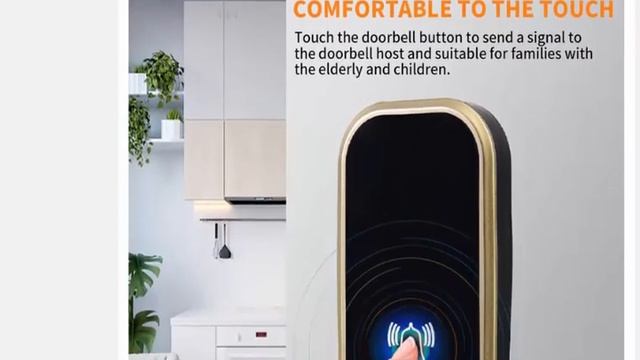 Беспроводной дверной звонок SAMTIAN, цифровой умный смотреть онлайн