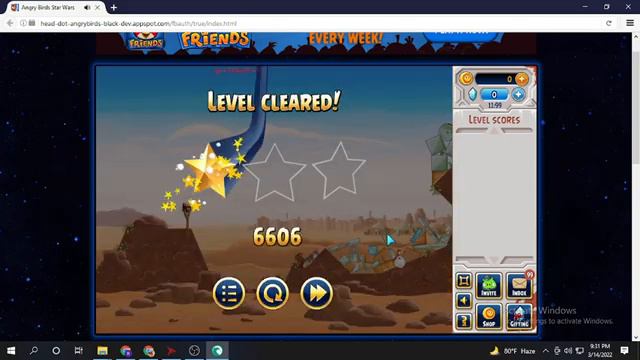 Angry Birds Star Wars Facebook ( Beta ) Tatooine Gameplay All Levels