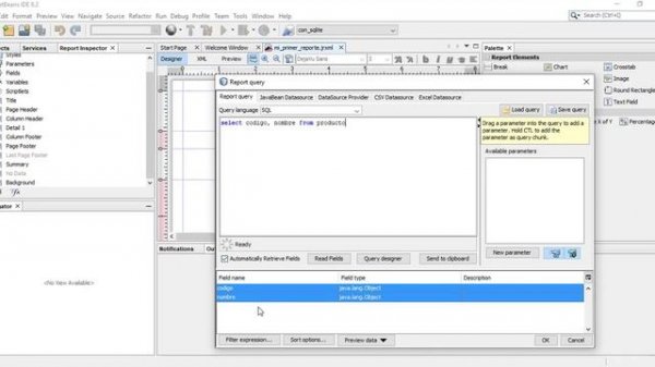 Java Reportes Jasper IReport