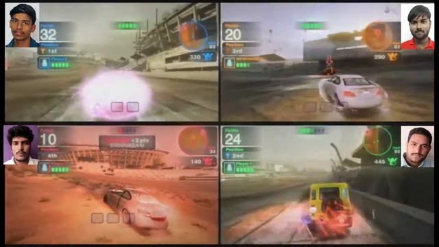 Blur Motor Mash 4 Player's Gameplay смотреть онлайн